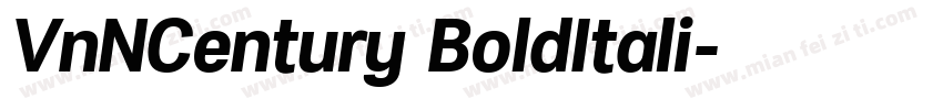 VnNCentury BoldItali字体转换